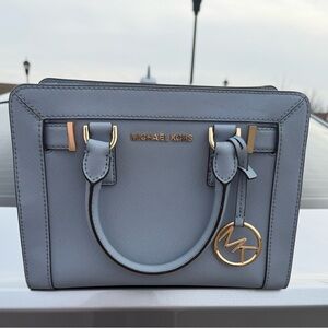 Michael kors small Dillon satchel pale blue